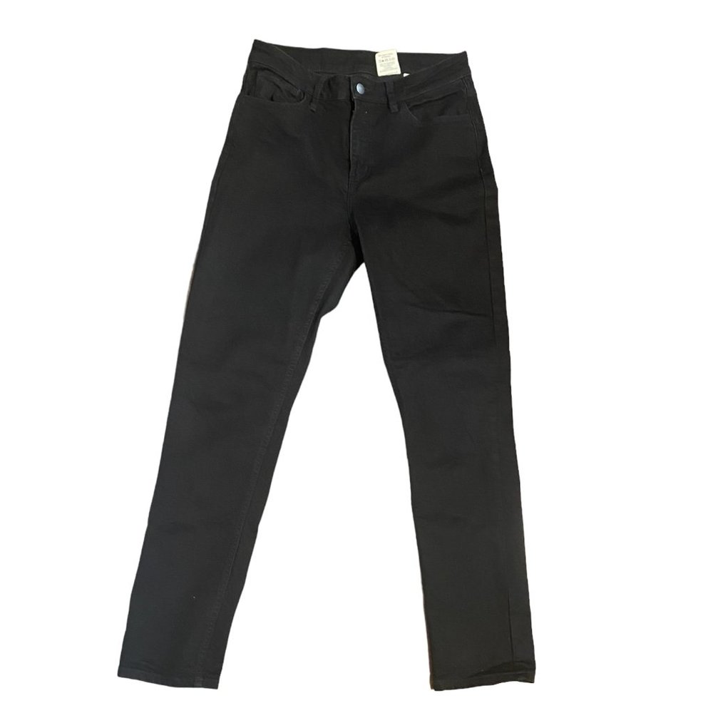 People Tree Heather Slim Fit Black Jeans